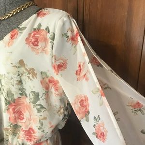 Cotton Candy Floral Romper